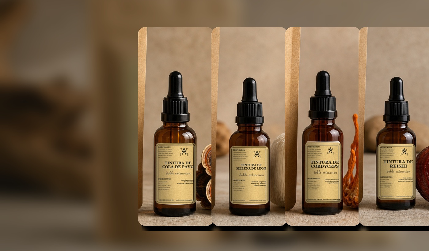 Tinturas Ancient Ascension EC en goteros de 30 ml
